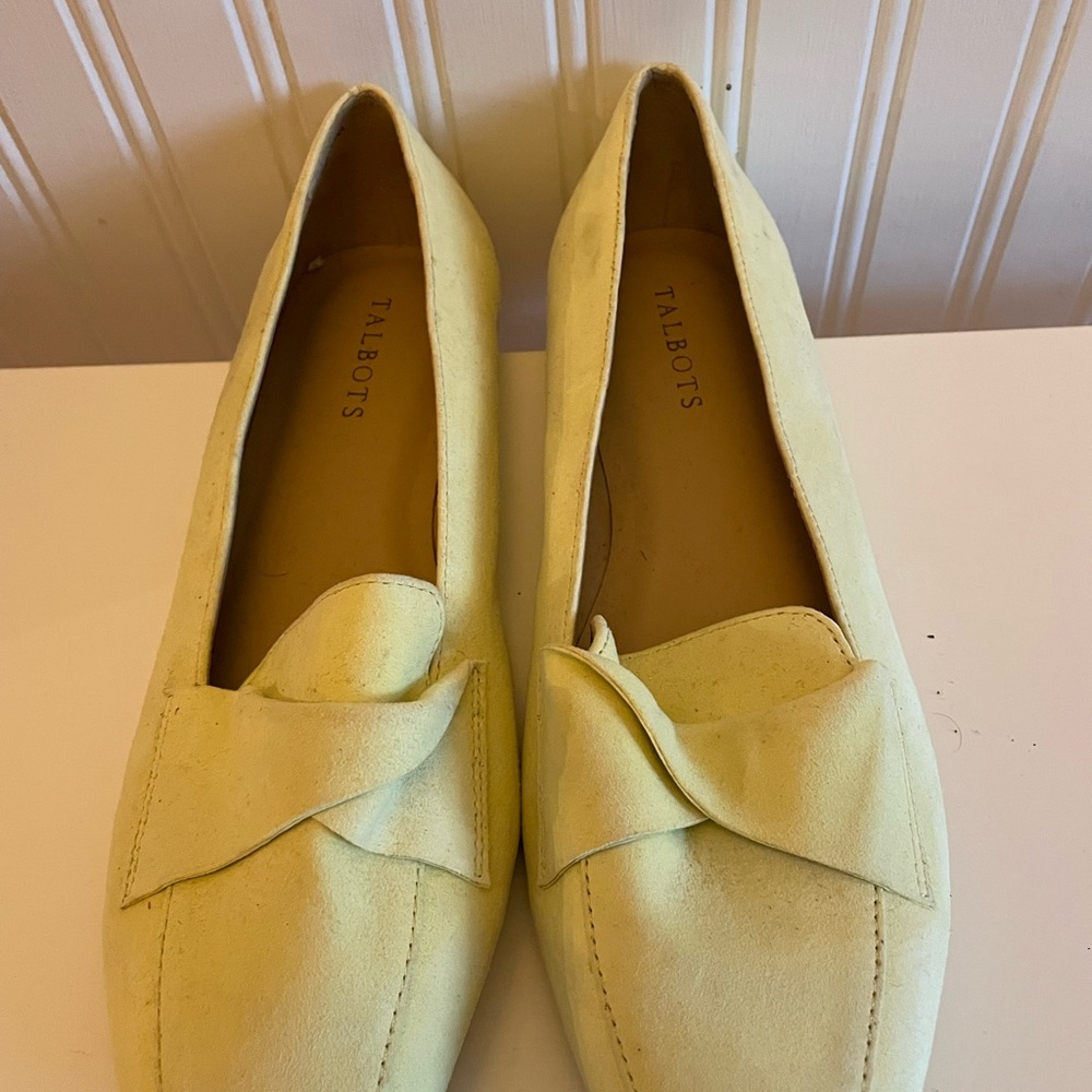Talbots Women's Light Yellow Flats